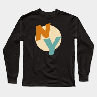 New York aesthetic retro Long Sleeve T-Shirt